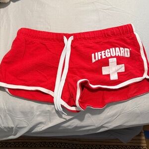 Lifeguard Women's Red Shorts
